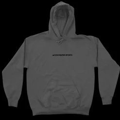 AWS Embroidered Hoodie – Charcoal