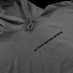 AWS Embroidered Hoodie – Charcoal
