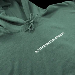 AWS Embroidered Hoodie – Green