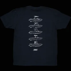 AWS Geo Logo Boats Tee – Black