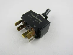 Axis Switch, LT-Series Toggle, Black w/ Red LED - 3960088