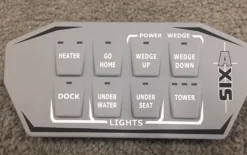 Axis 2x4 Keypad Outboard, Power Wedge, '18-'21 (6174058)