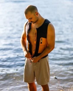 Follow Global Men's Jacket - Black/Orange