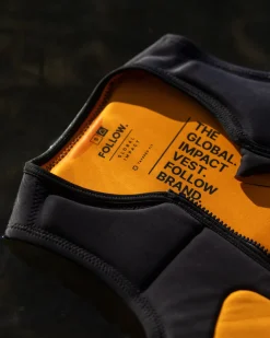 Follow Global Men's Jacket - Black/Orange