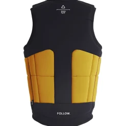 Follow Global Men's Jacket - Black/Orange