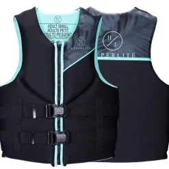 Hyperlite Indy Women's CGA Life Vest - Black/Aqua