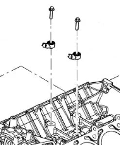 Indmar BOLT KNOCK SENSOR FORD 6.2 - 595600