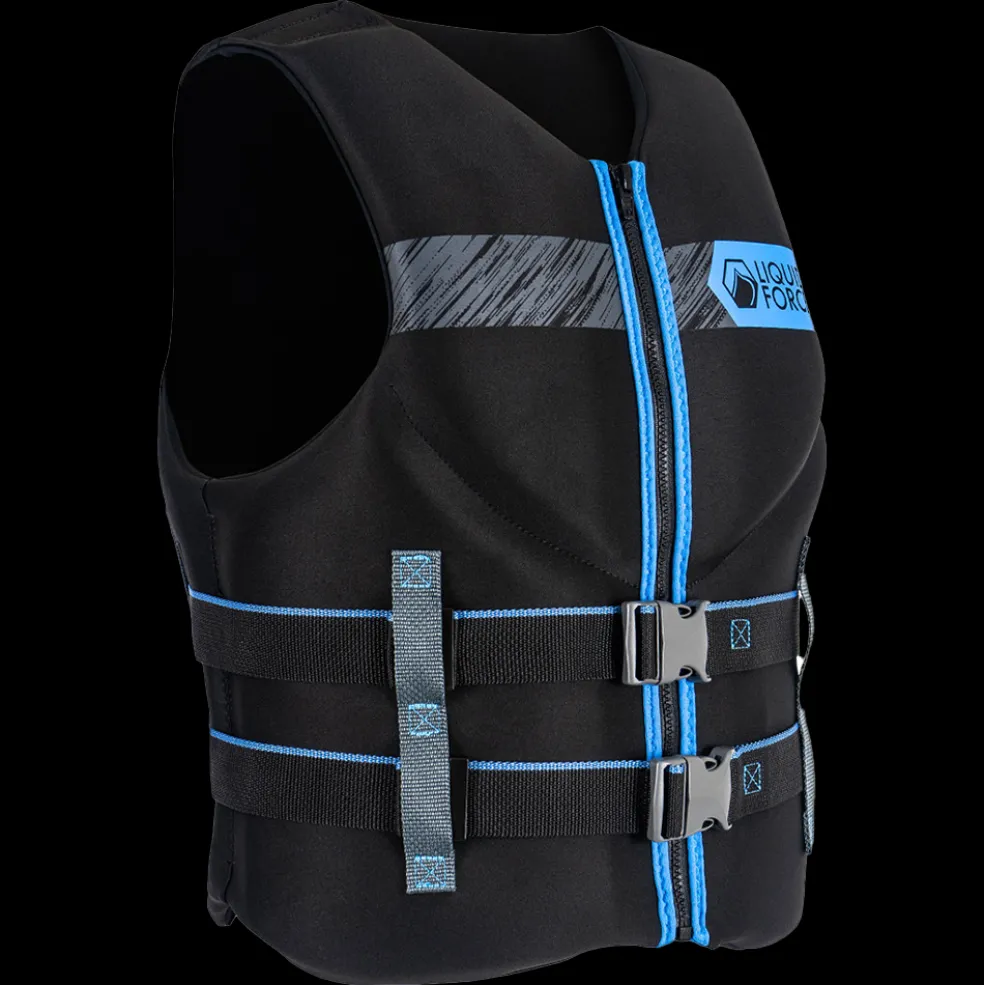 Liquid Force Hinge Classic CGA Life Vest 2026 - Black/Blue