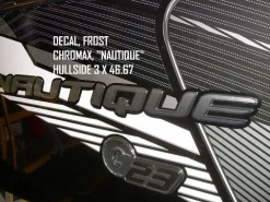 Nautique FROST CHROMAX "NAUTIQUE" HULLSIDE Decal 3 X 46.67 - 130085