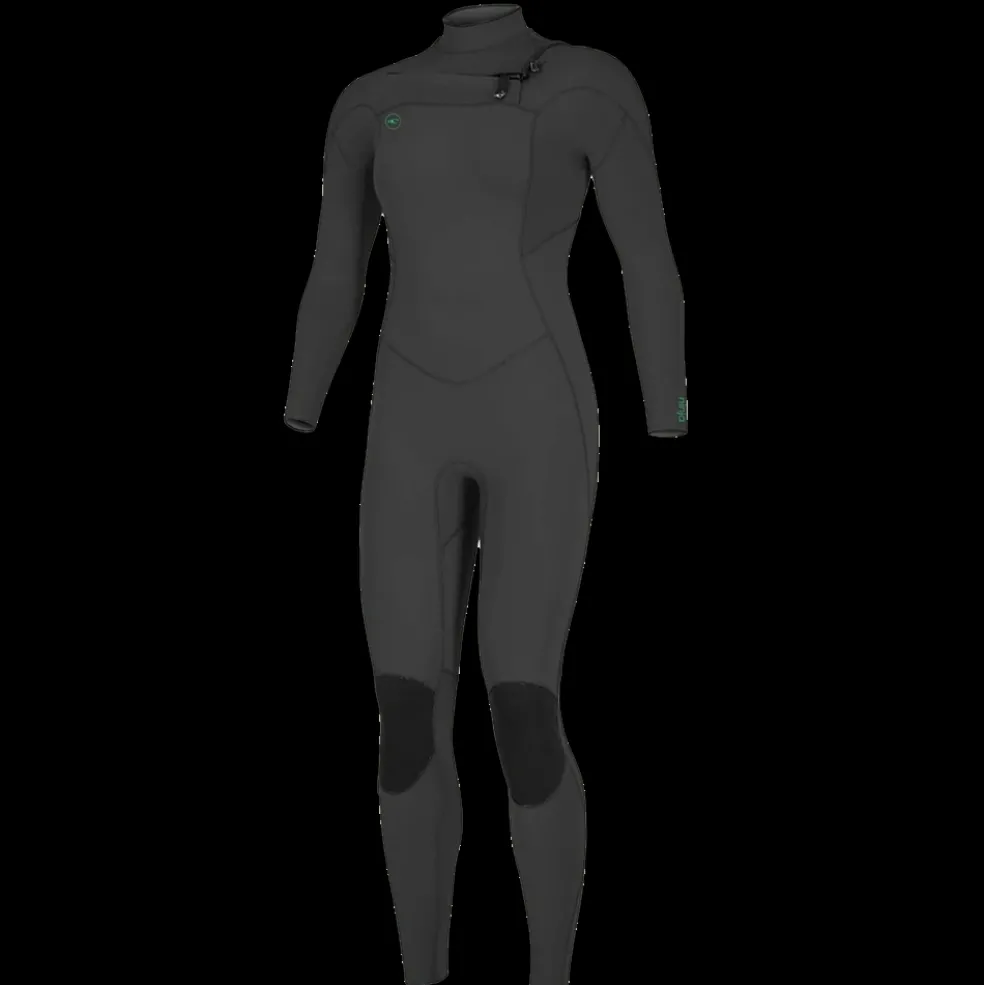 O'Neill Women's Ninja 4/3 MM Chest Zip Full Wetsuit