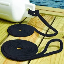 Seachoice Fender Lines 3/8" x 6' (Black)